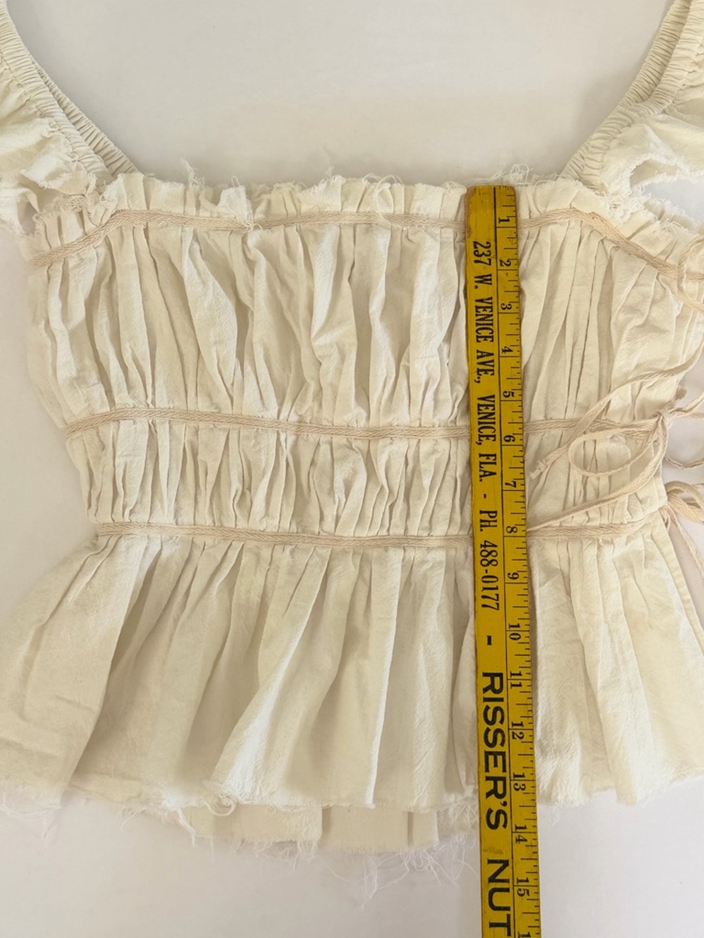 Free People Claude Corset Top ivory Small - Picture 7 of 12